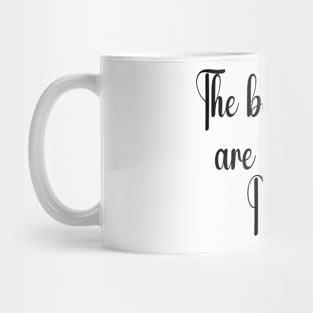 The best hikers are born in April. White Mug